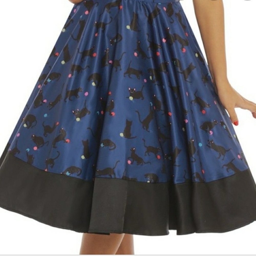 Lindy Bop 'Ohlson' Cat Skirt